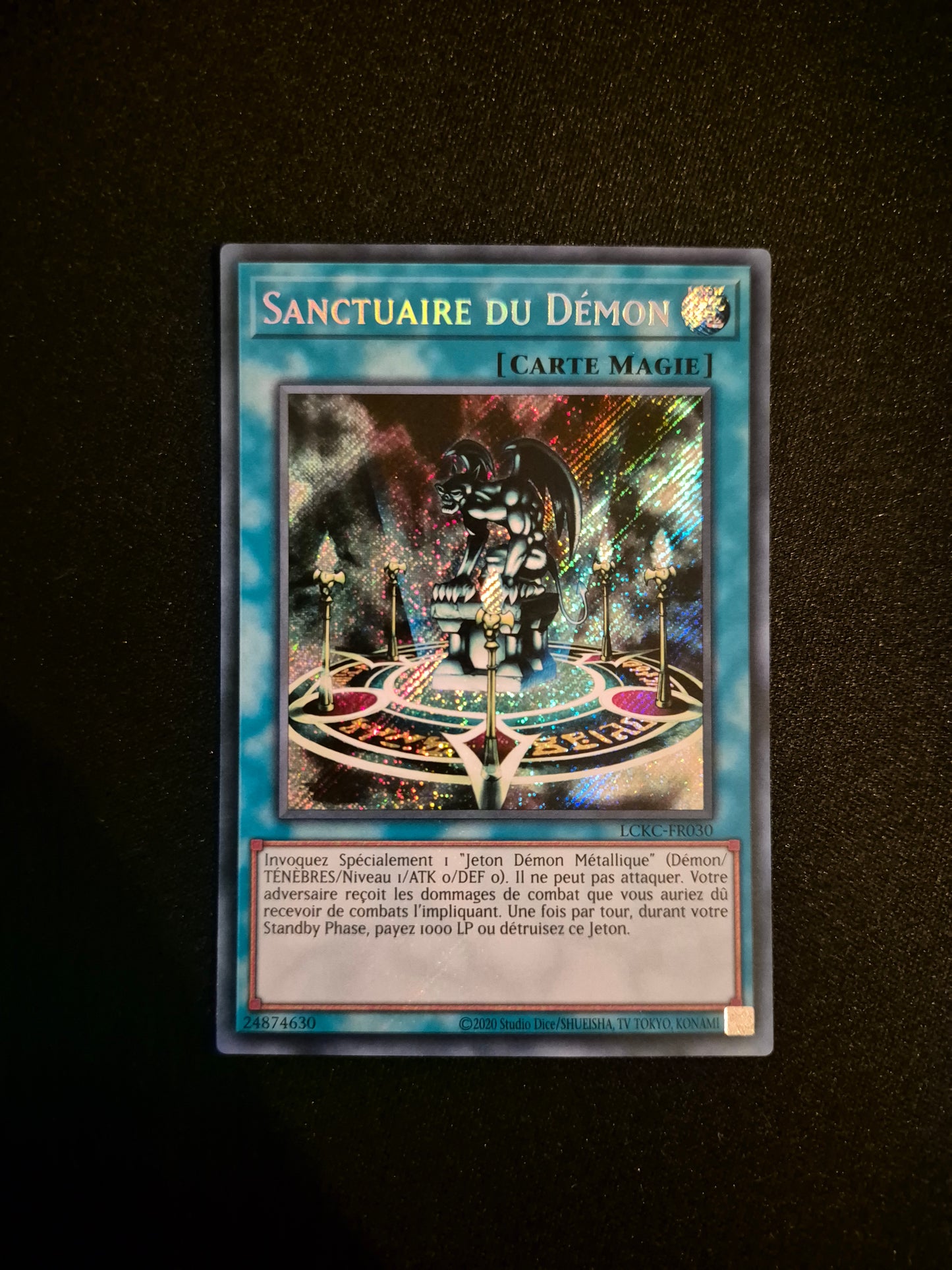 Carte Yu-Gi-Oh! Sanctuaire du Démon Secret Rare LCKC-FR030