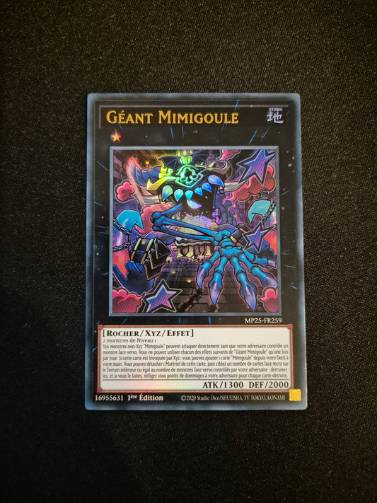 Carte Yu-Gi-Oh! Géant Mimigoule Ultra Rare MP25-FR259