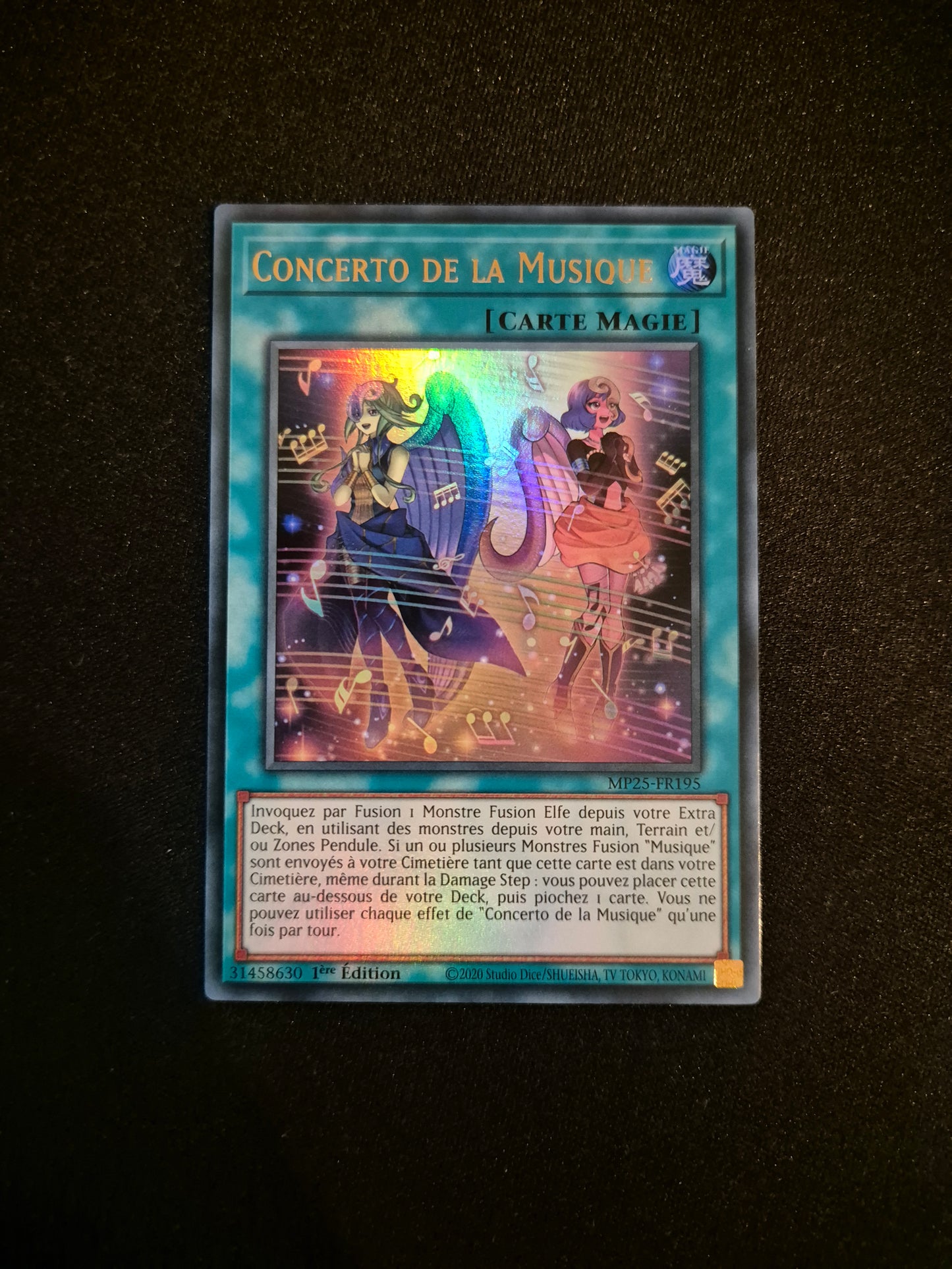 Carte Yu-Gi-Oh! Concerto de la Musique Ultra Rare MP25-FR195