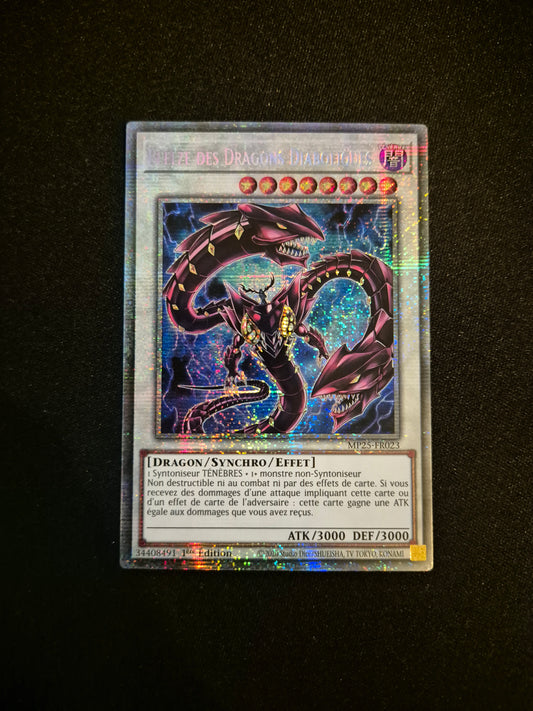 Carte Yu-Gi-Oh! Beelze des Dragons Diaboliques Starlight Rare MP25-FR023