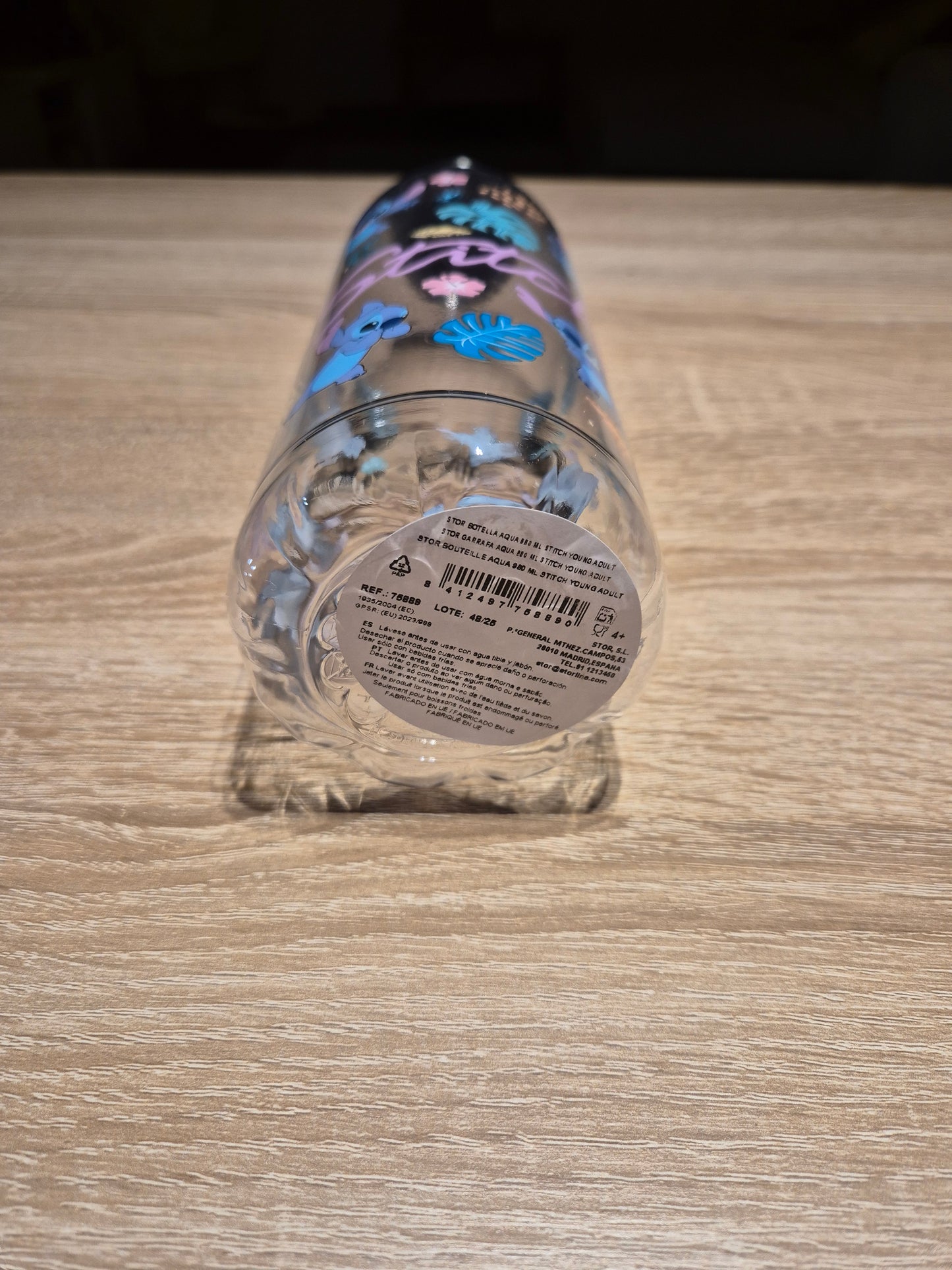 Disney Gourde Bouteille d'eau Aqua Stitch (PP) 980ml