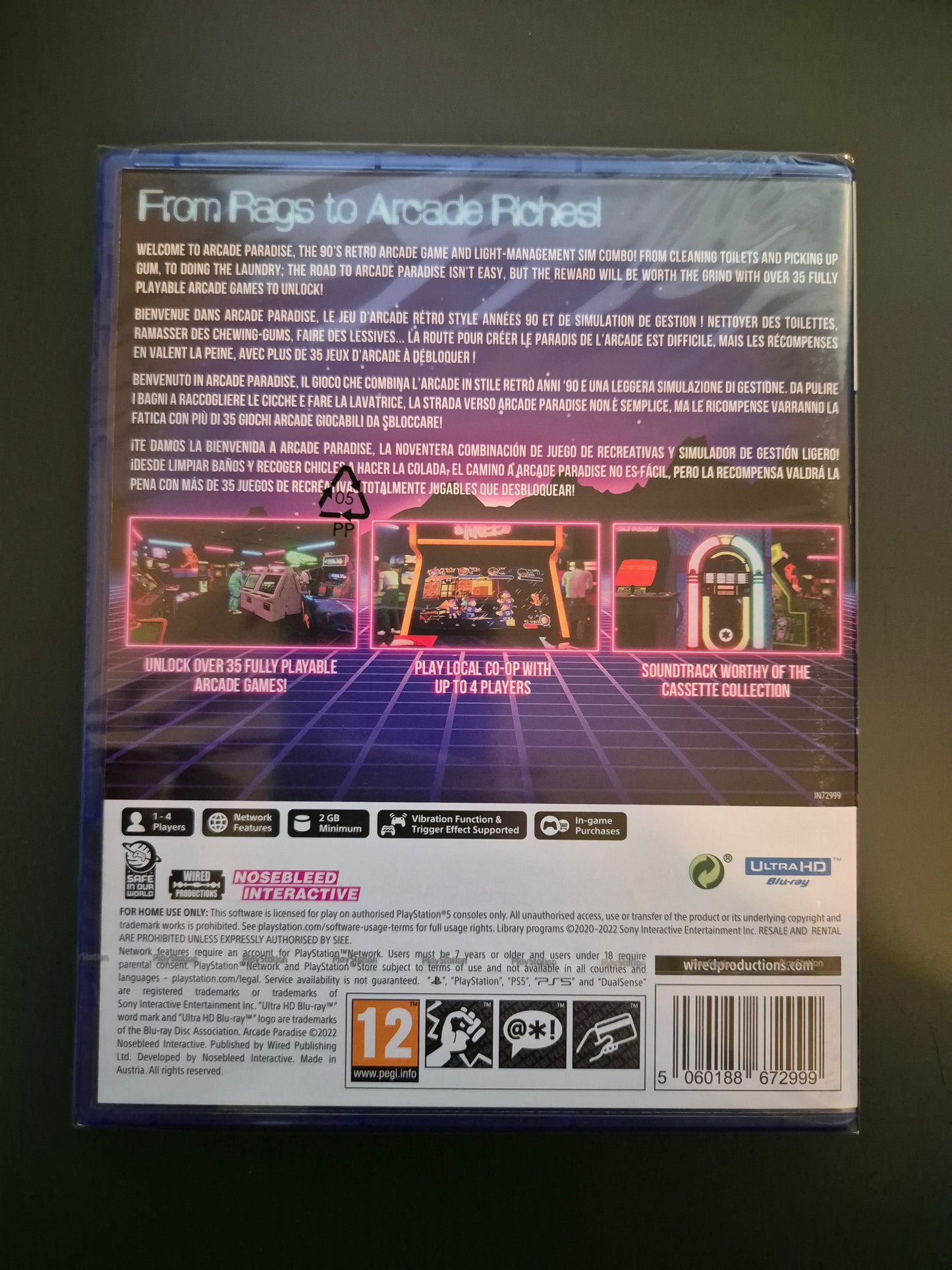 Arcade Paradise Playstation 5 PS5