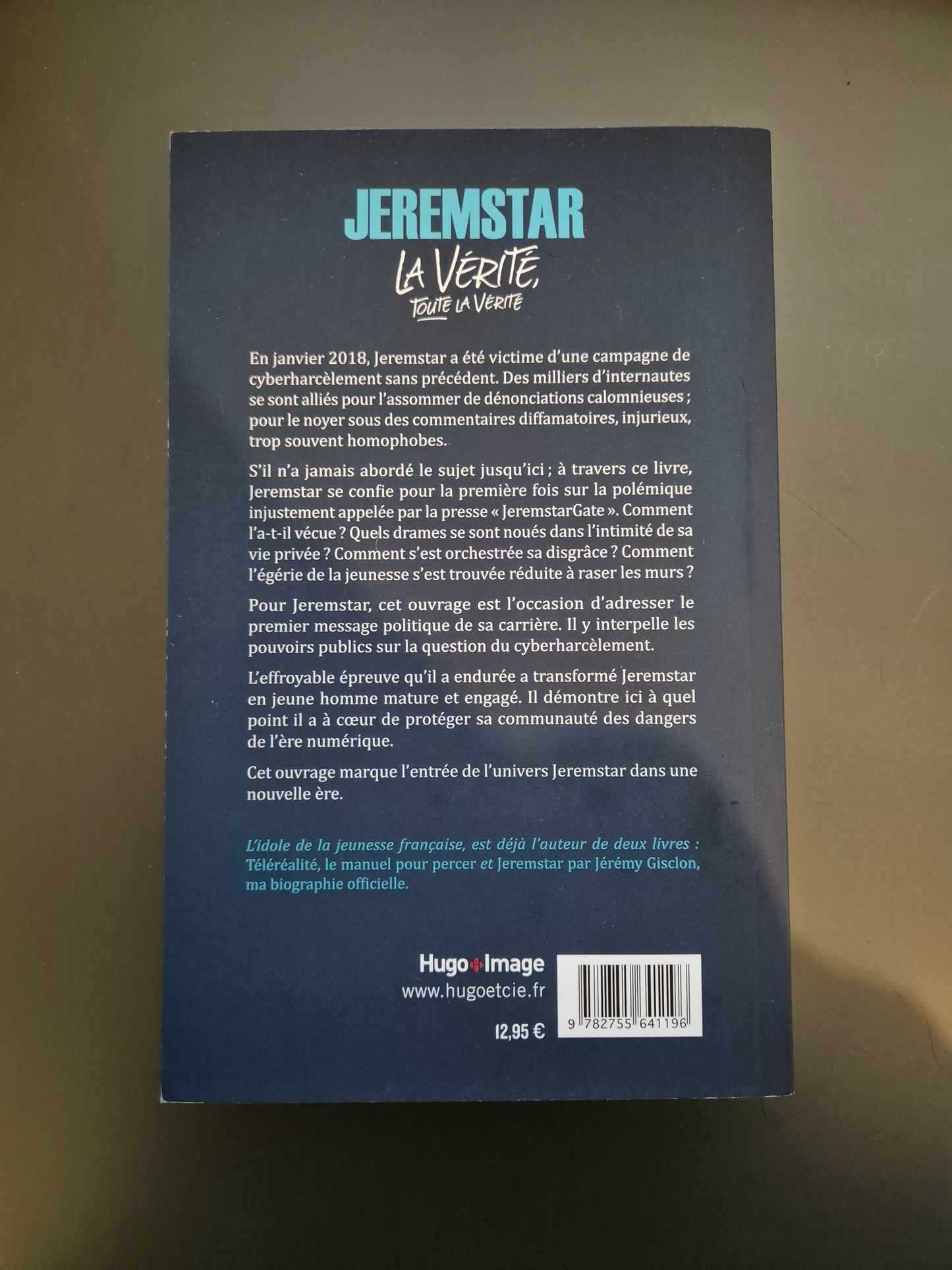 Livre Jeremstar La Vérité Toute la Vérité