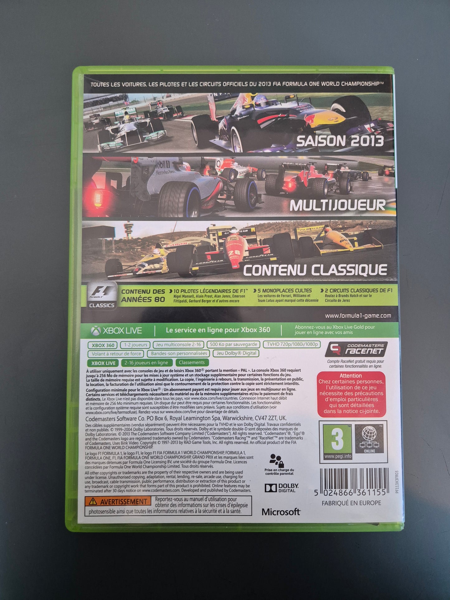 F1 2013 Xbox 360