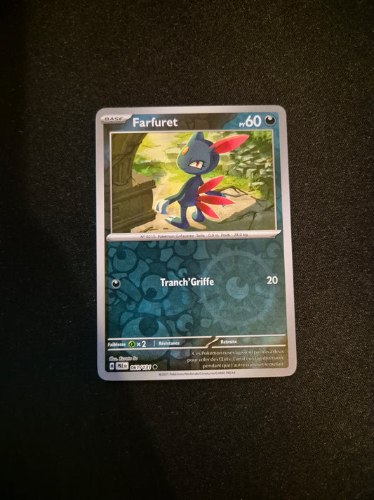 Carte Pokémon Farfuret Reverse 061/131 EV8.5 Évolutions Prismatiques