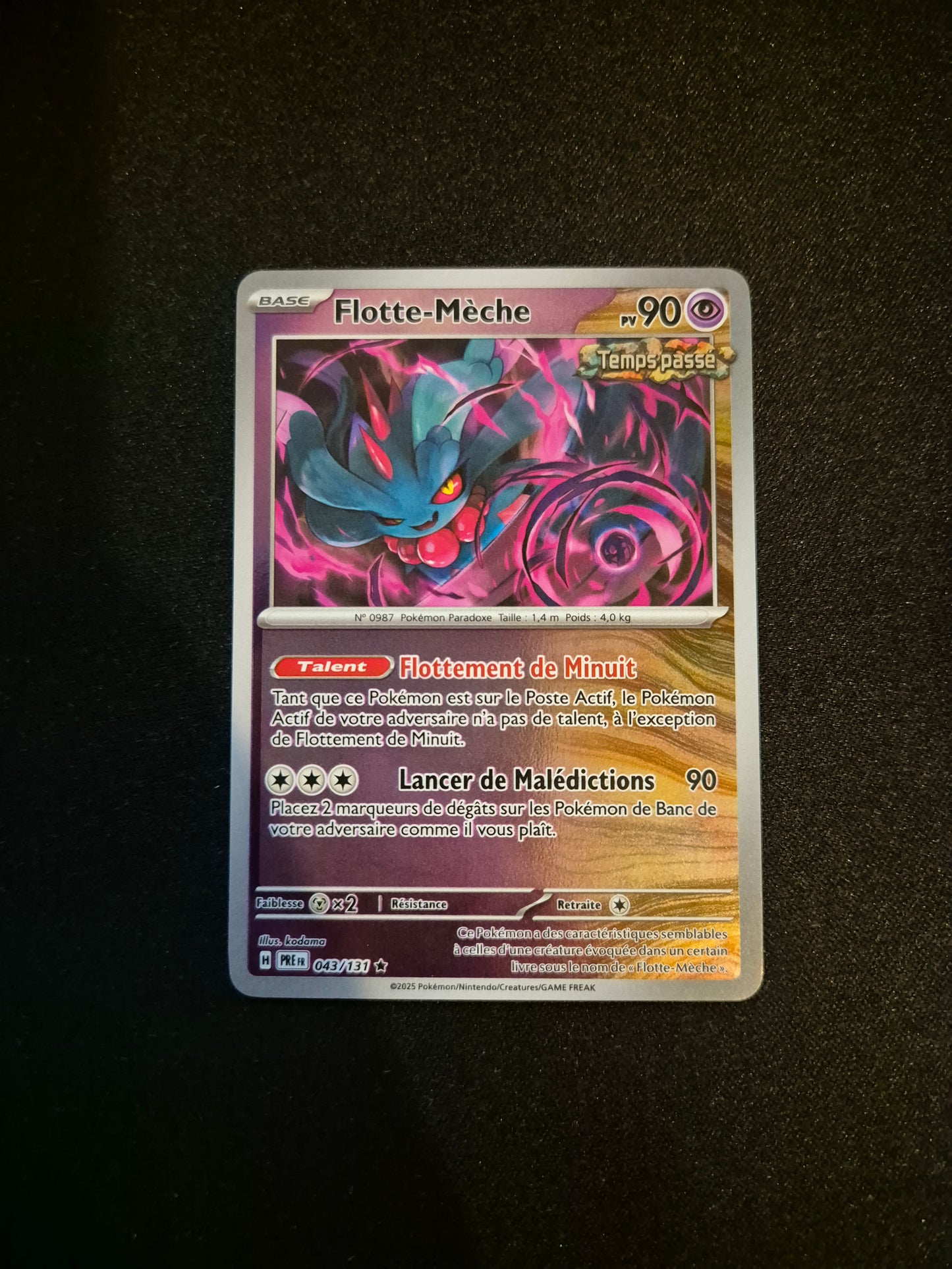 Carte Pokémon Flotte-Mèche Holo 043/131 EV8.5 Évolutions Prismatiques