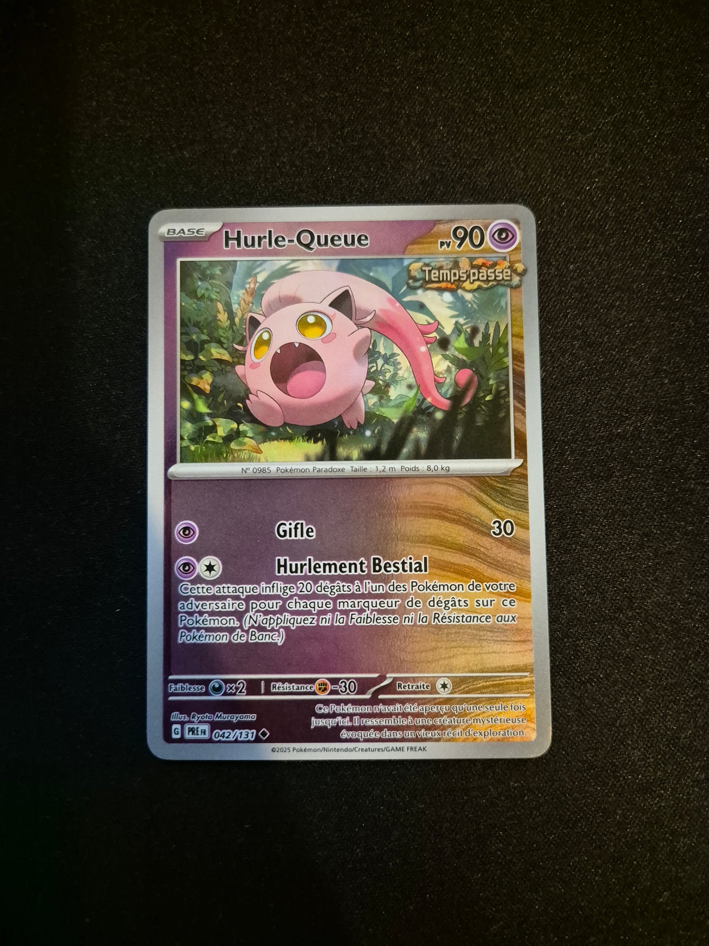 Carte Pokémon Hurle-Queue Holo 042/131 EV8.5 Évolutions Prismatiques