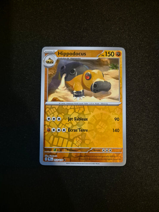 Carte Pokémon Hippodocus Reverse 053/131 EV8.5 Évolutions Prismatiques