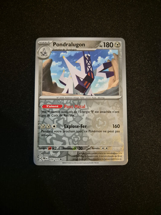 Carte Pokémon Pondralugon Reverse 070/131 EV8.5 Évolutions Prismatiques