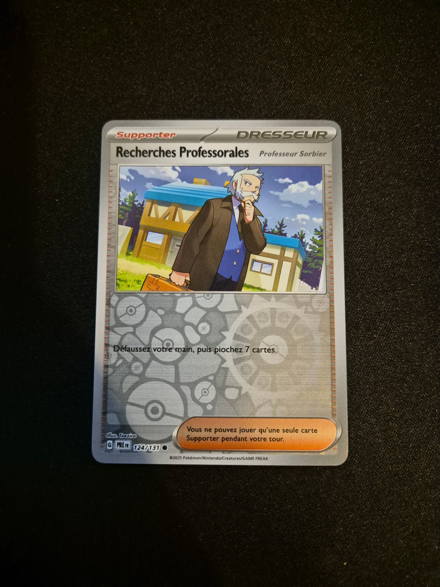 Carte Pokémon Recherches Professorales Reverse 124/131 EV8.5 Évolutions Prismatiques