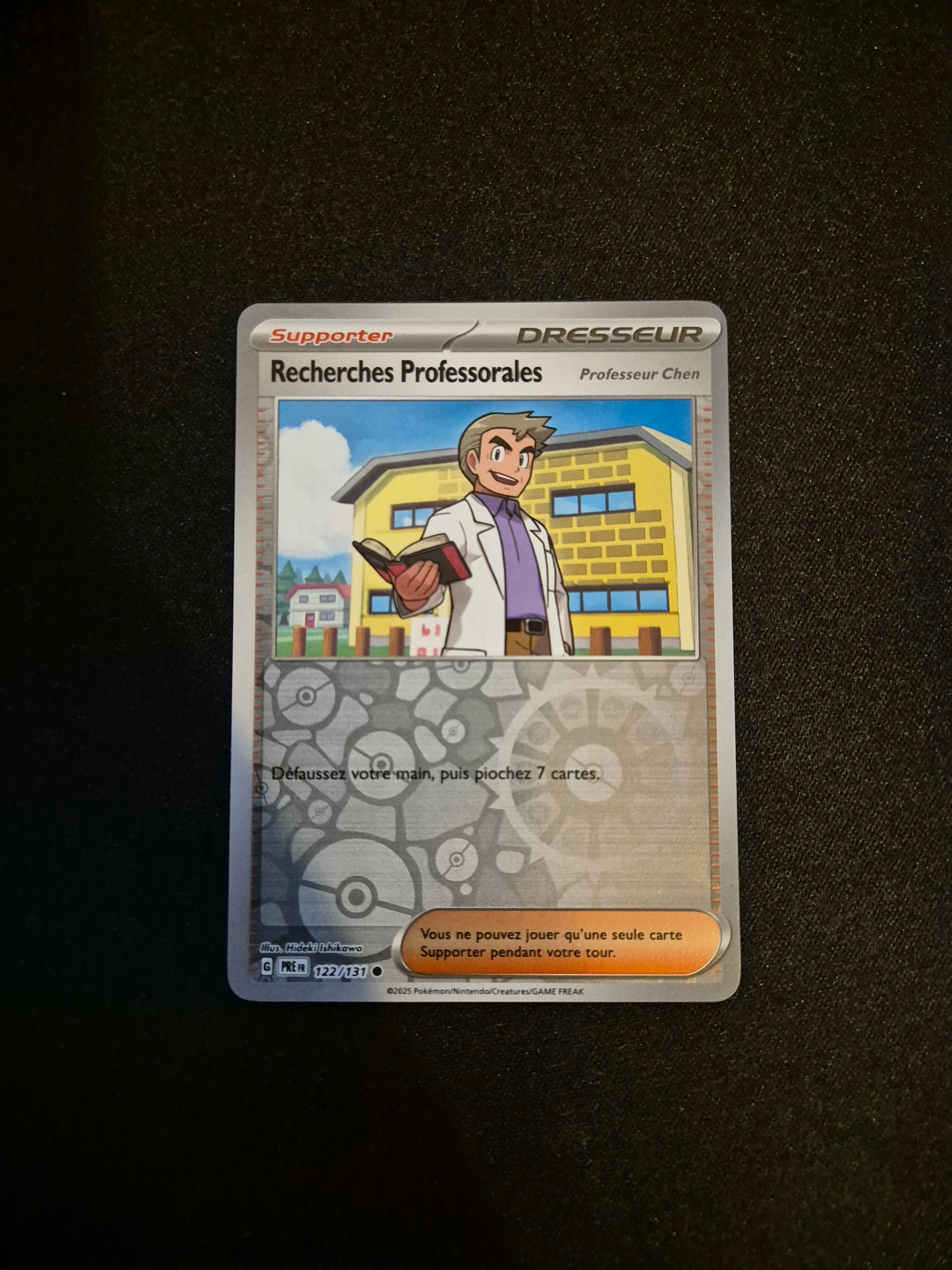 Carte Pokémon Recherches Professorales Reverse 122/131 EV8.5 Évolutions Prismatiques