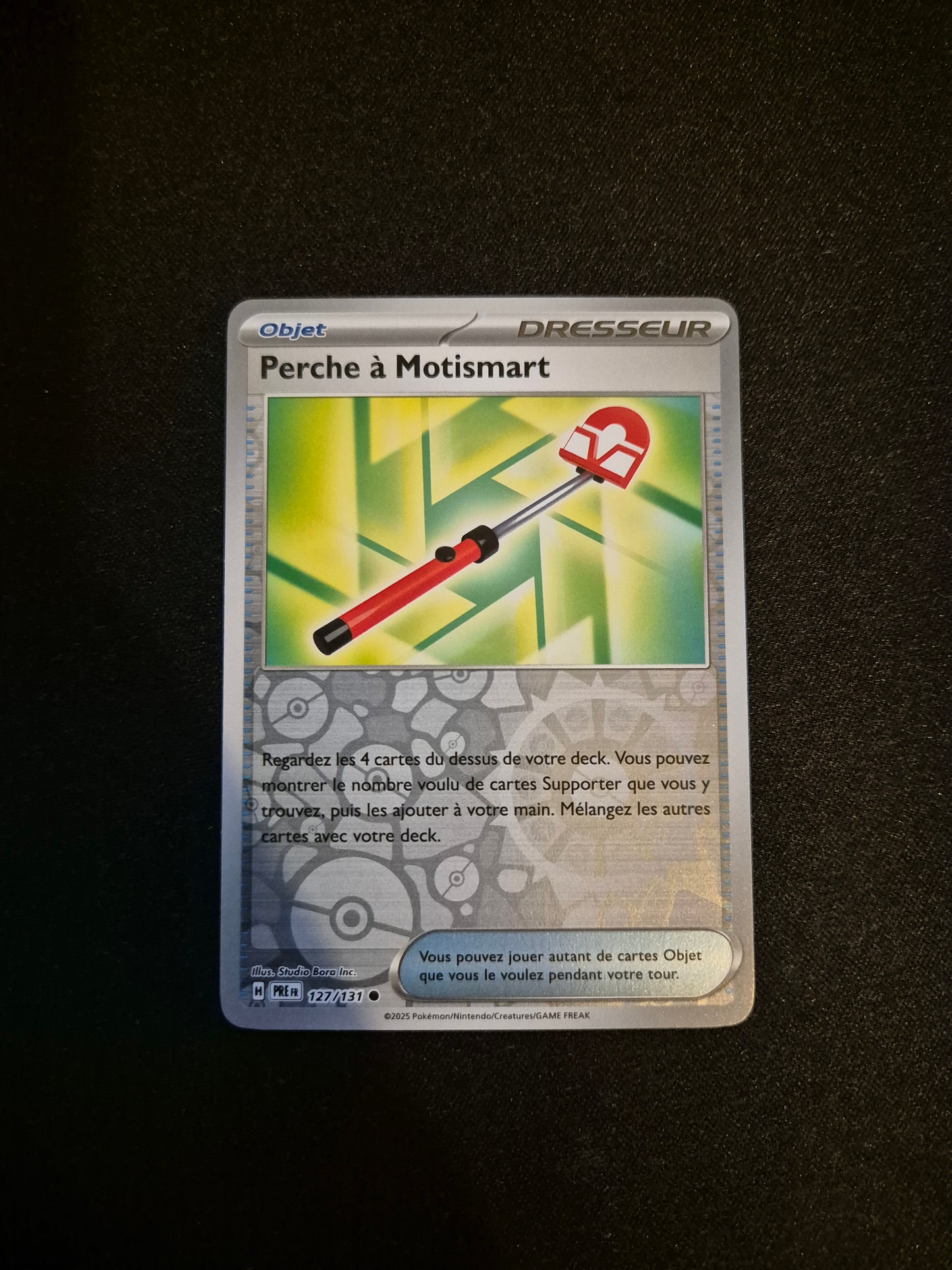 Carte Pokémon Perche à Motismart Reverse 127/131 EV8.5 Évolutions Prismatiques