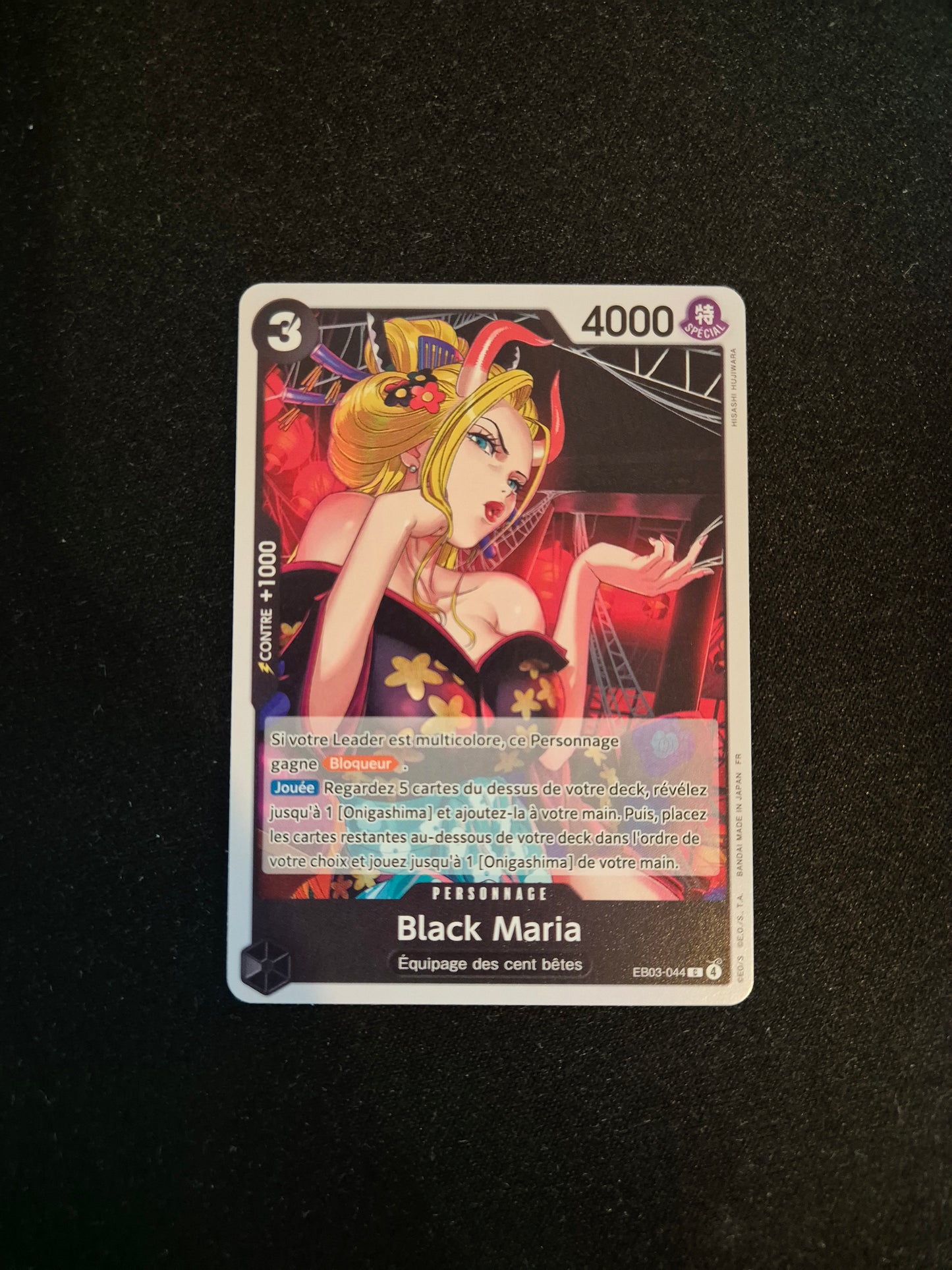 Carte One Piece EB03-044 C Black Maria