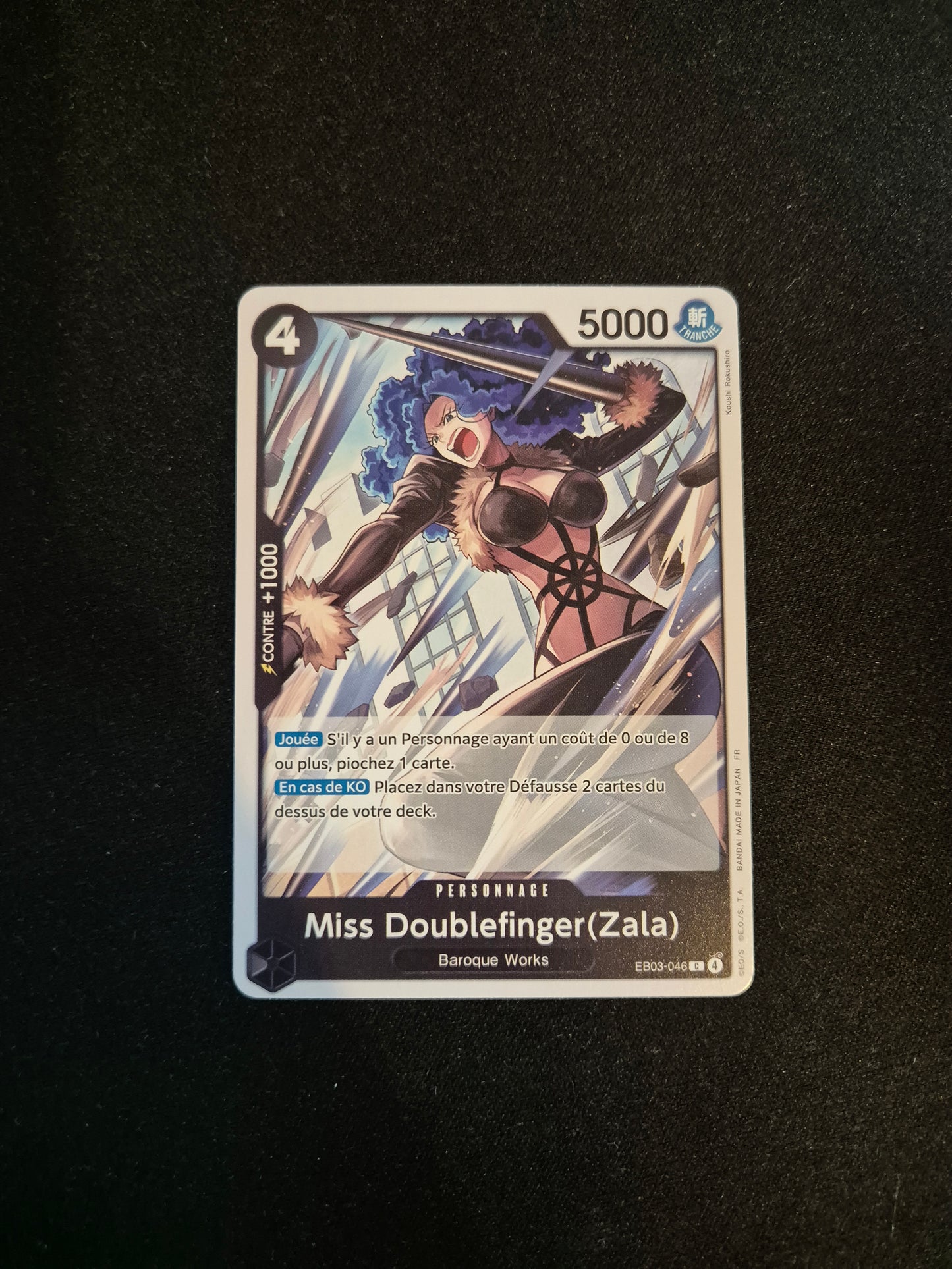 Carte One Piece EB03-046 C Miss Doublefinger (Zala)