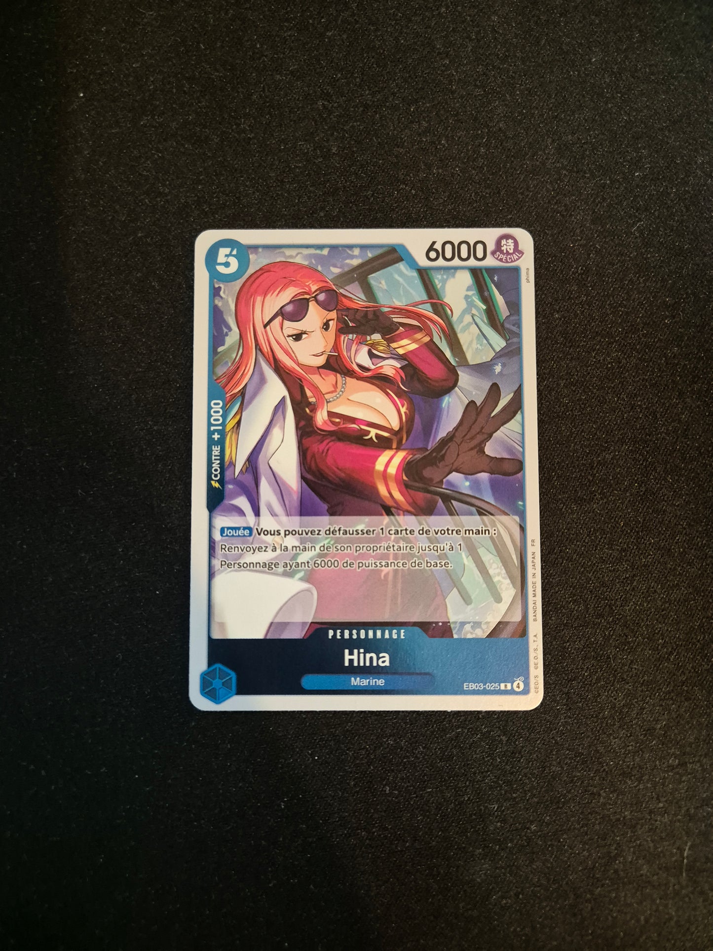 Carte One Piece EB03-025 R Hina Foil
