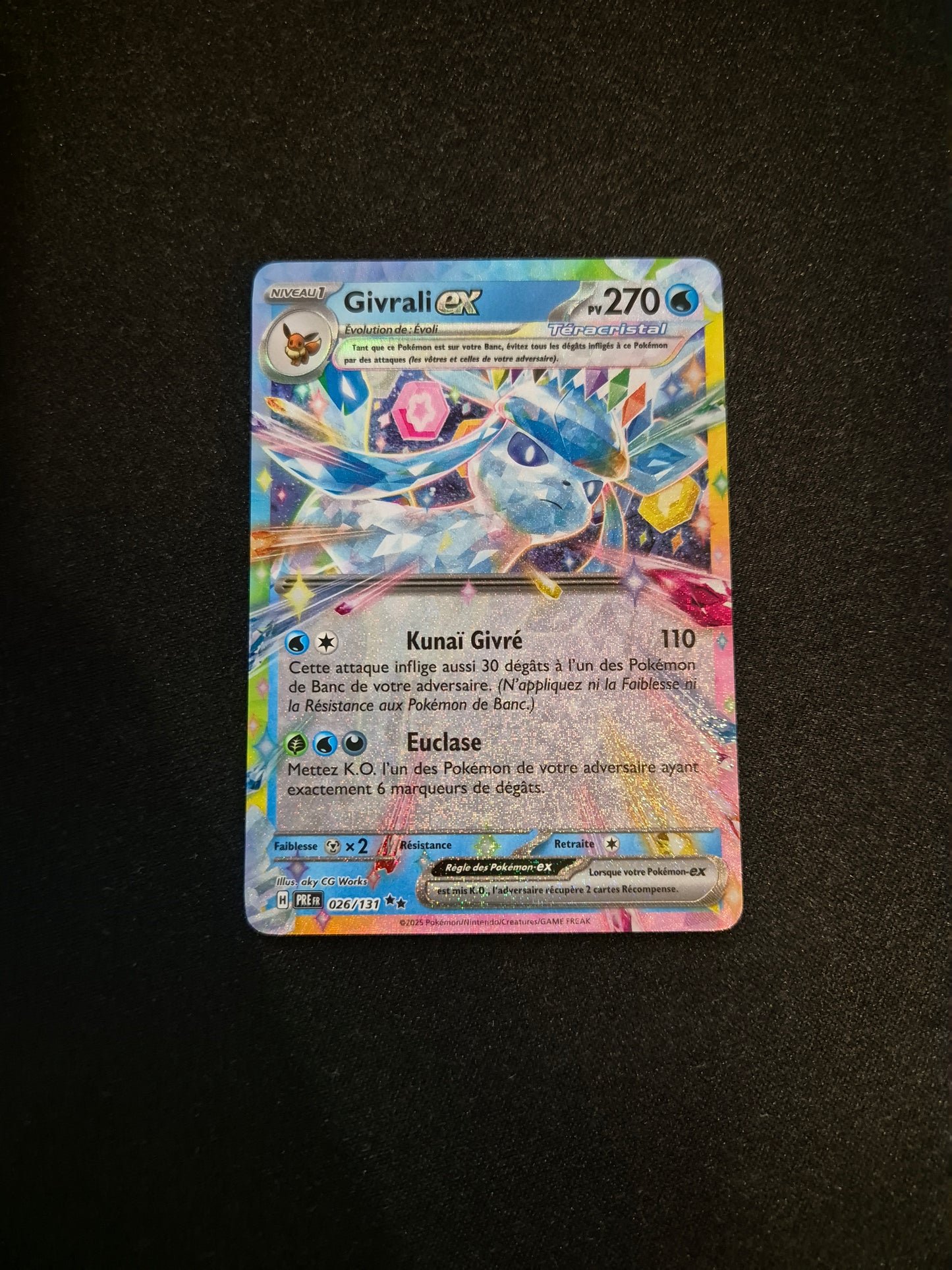 Carte Pokémon Grivali EX 026/131 EV8.5 Évolutions Prismatiques