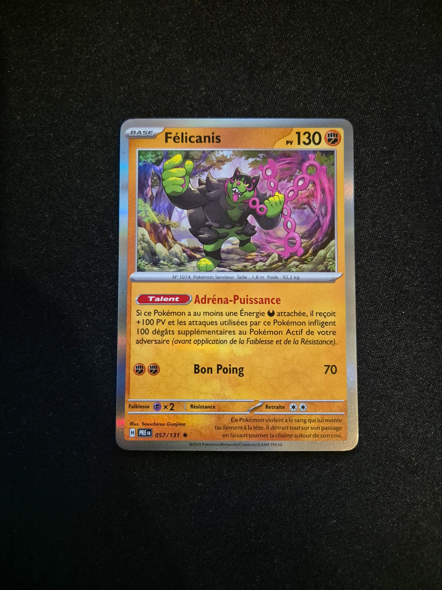 Carte Pokémon Félicanis Holo 057/131 EV8.5 Évolutions Prismatiques