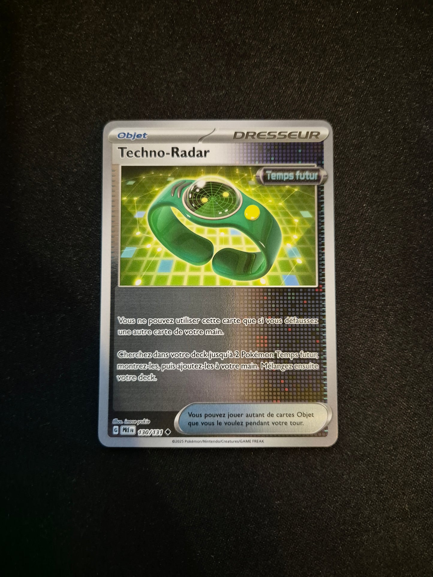 Carte Pokémon Techno-Radar Holo Reverse 130/131 EV8.5 Évolutions Prismatiques