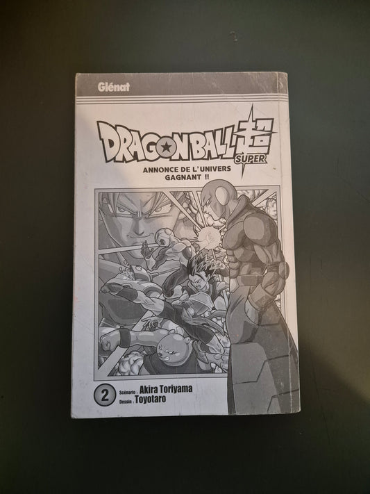 Manga Dragon Ball Super Tome 2 Annonce de l'Univers Gagnant !! FR