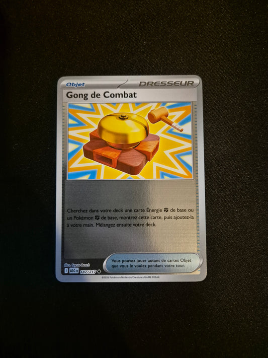Carte Pokémon Gong de Combat Reverse 187/217 ME2.5 Héros Transcendants