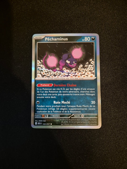 Carte Pokémon Pechaminus Holo 143/217 ME2.5 Héros Transcendants