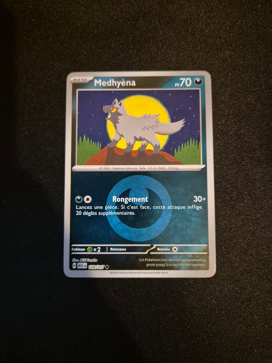 Carte Pokémon Medhyèna Reverse 128/217 ME2.5 Héros Transcendants