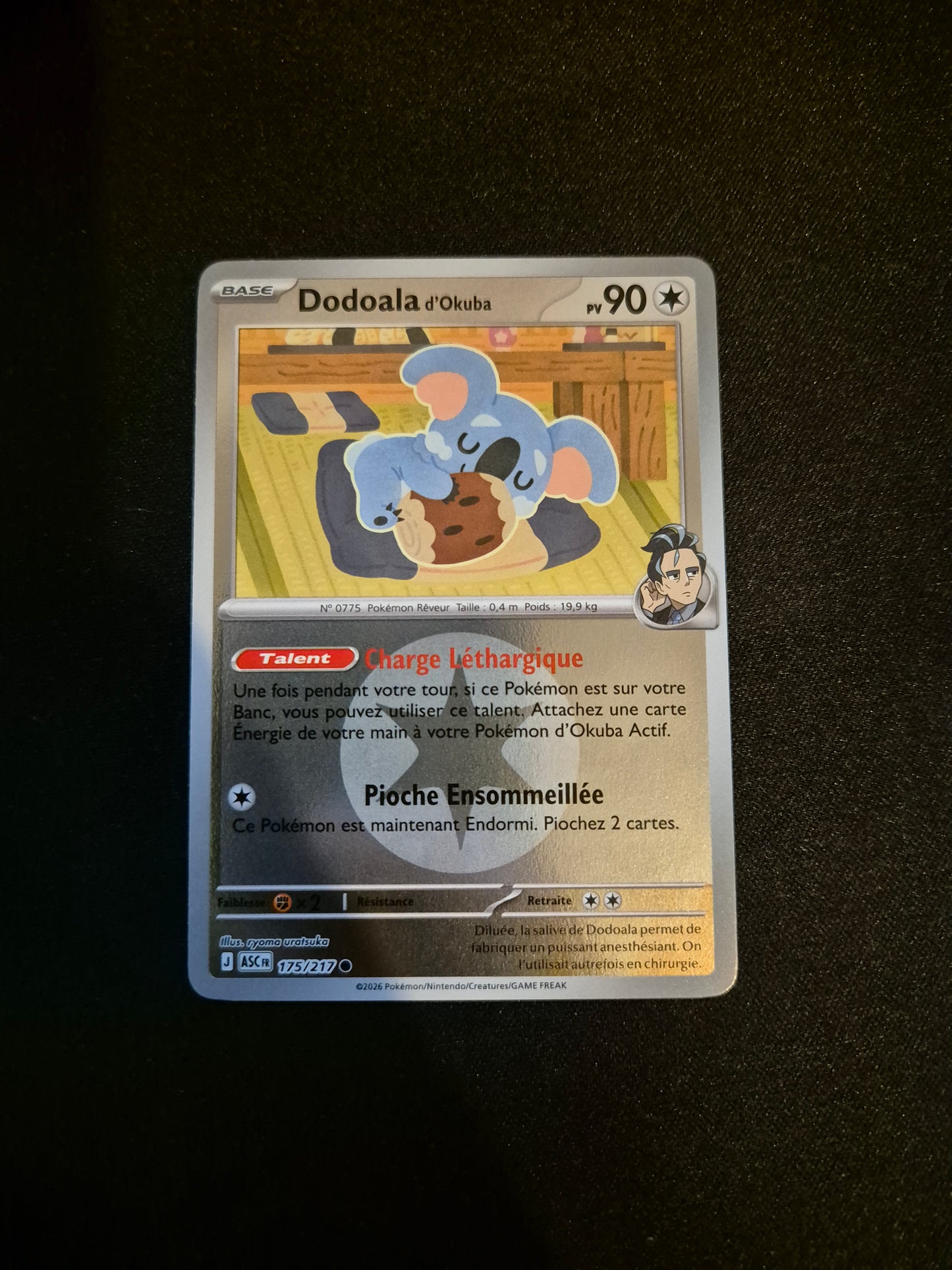 Carte Pokémon Dodoala Reverse Energie 175/217 ME2.5 Héros Transcendants