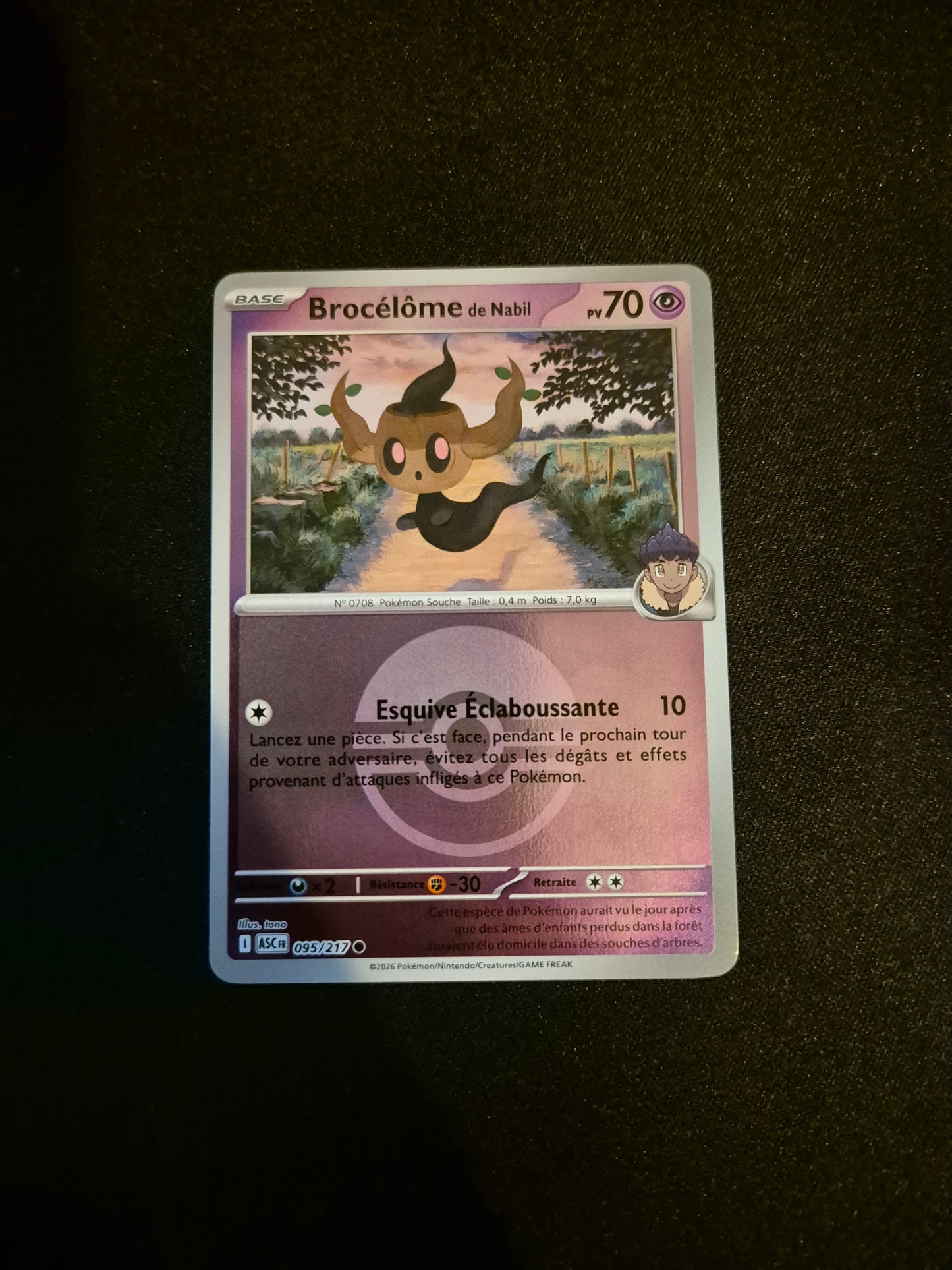 Carte Pokémon Brocélome Reverse Pokéball 095/217 ME2.5 Héros Transcendants