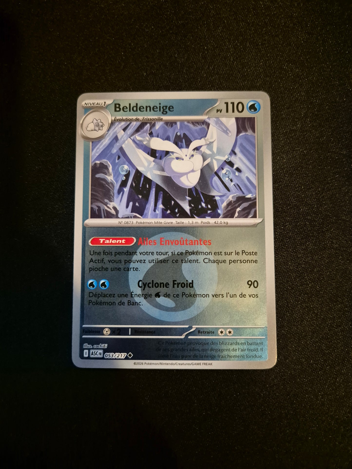Carte Pokémon Beldeneige Reverse Energie 053/217 ME2.5 Héros Transcendants