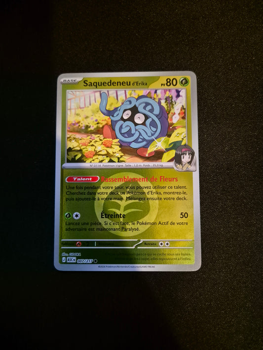 Carte Pokémon Saquedeneu Reverse Energie 007/217 ME2.5 Héros Transcendants
