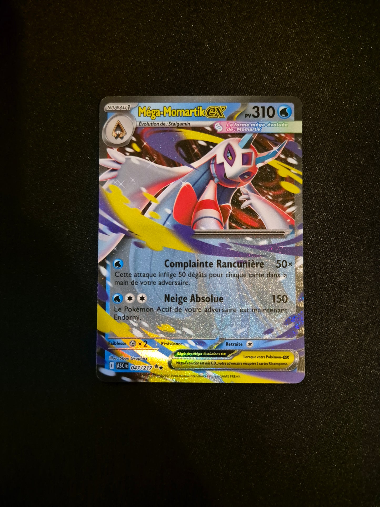 Carte Pokémon Méga-Momartik EX 047/217 ME2.5 Héros Transcendants