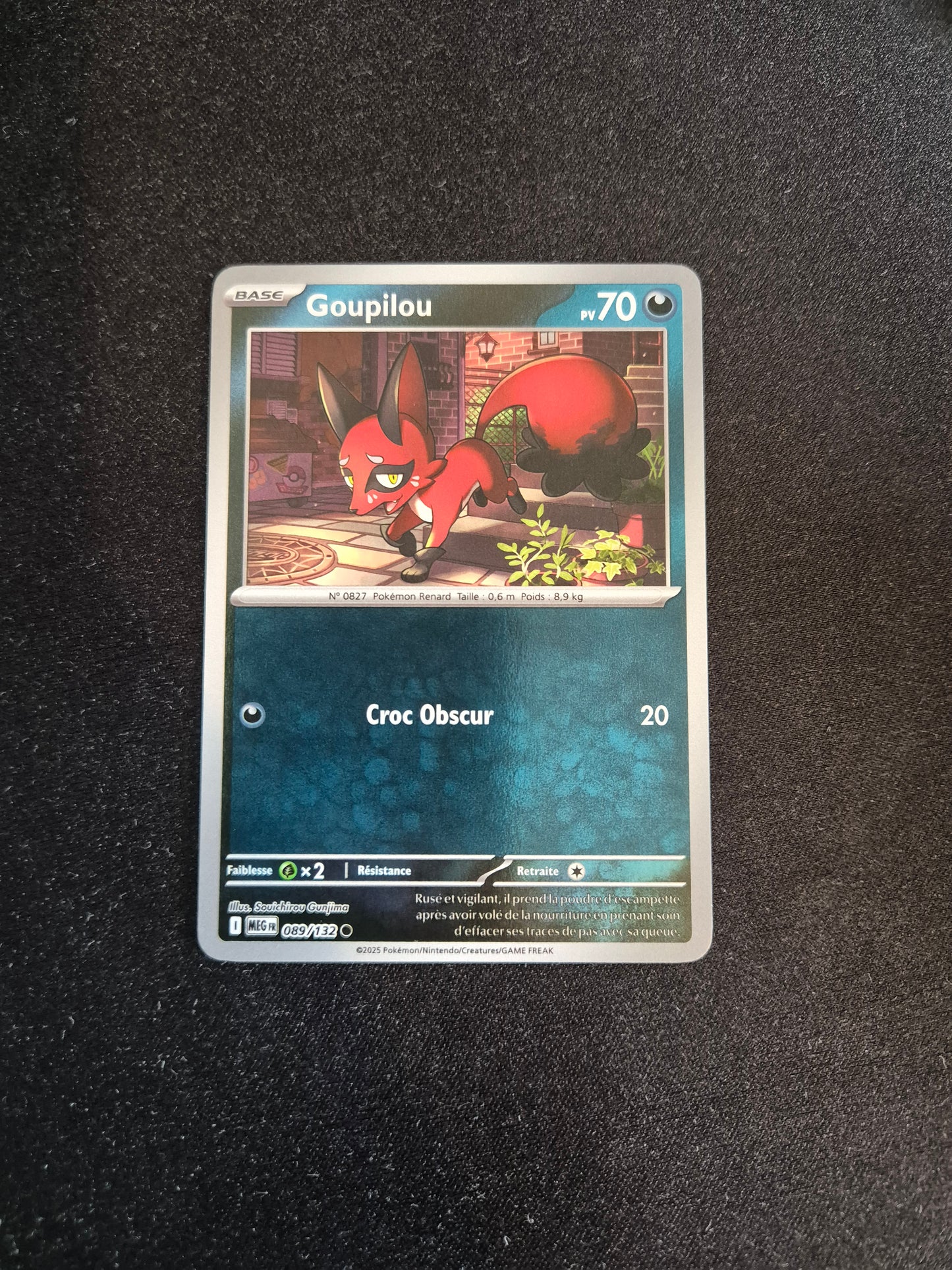 Carte Pokémon Groupilou Holo Reverse 089/132 ME01 Méga-Évolution