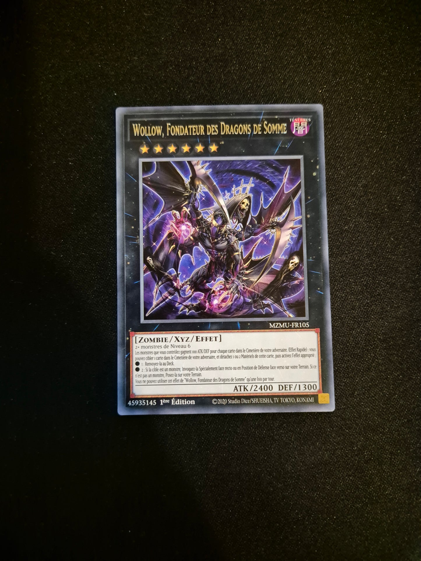 Carte Yu-Gi-Oh! Wollow Fondateur des Dragons de Somme MZMU-FR105 Rare