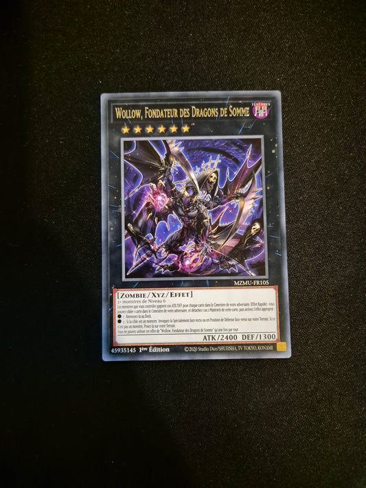 Carte Yu-Gi-Oh! Wollow Fondateur des Dragons de Somme MZMU-FR105 Rare