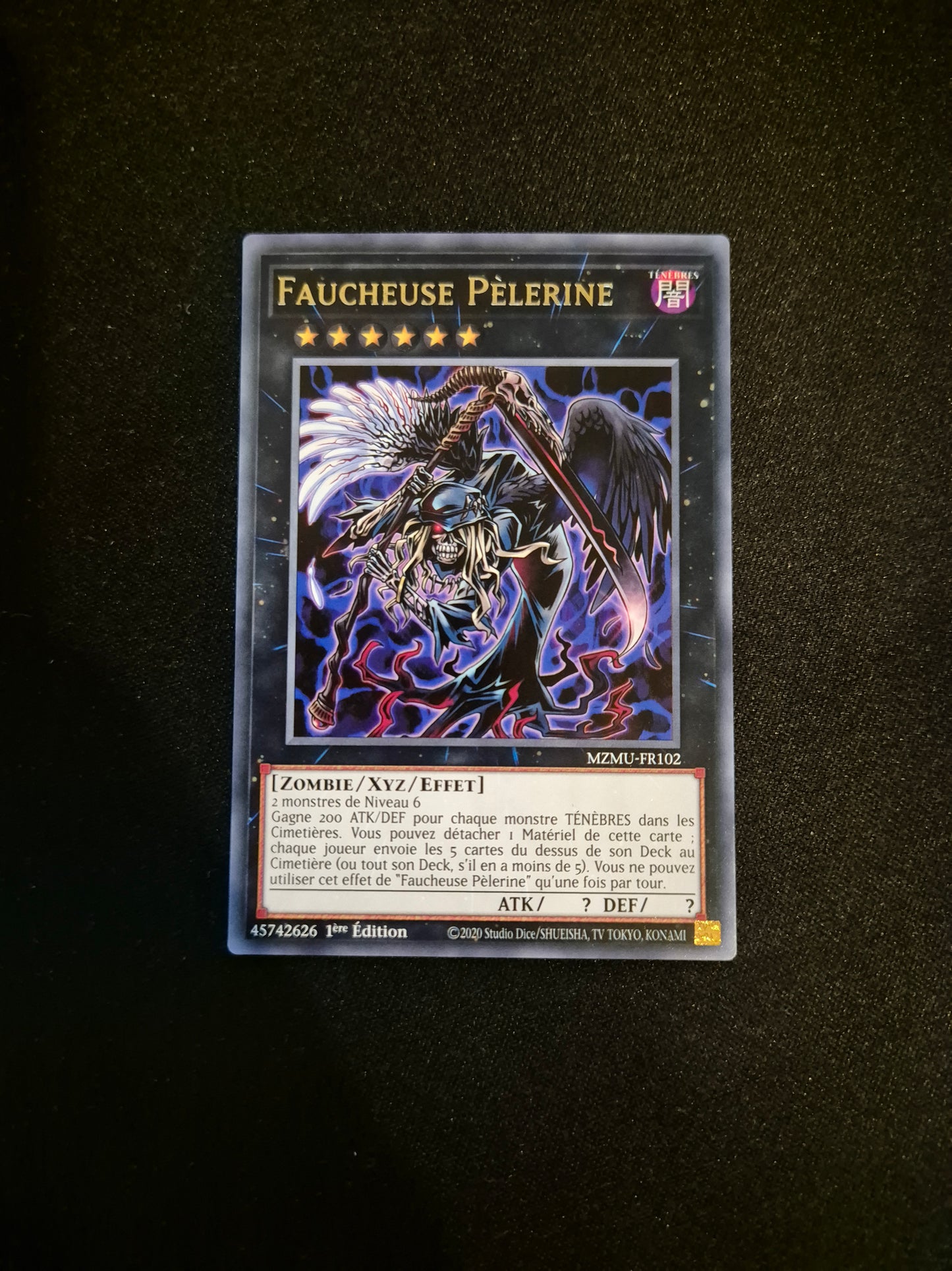 Carte Yu-Gi-Oh! Faucheuse Pélerine MZMU-FR102 Rare