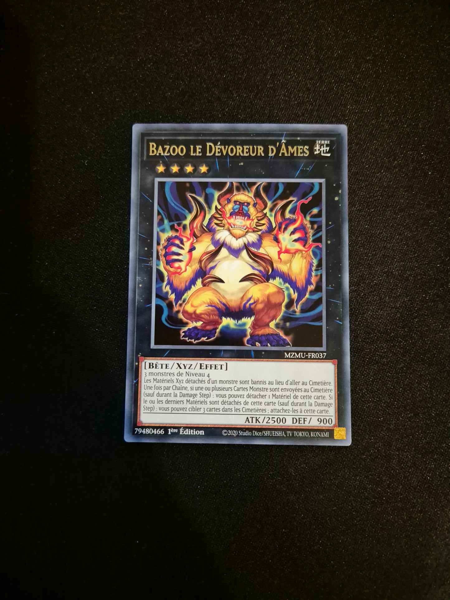 Carte Yu-Gi-Oh! Bazoo le Dévoreur d'âmes MZMU-FR037 Rare