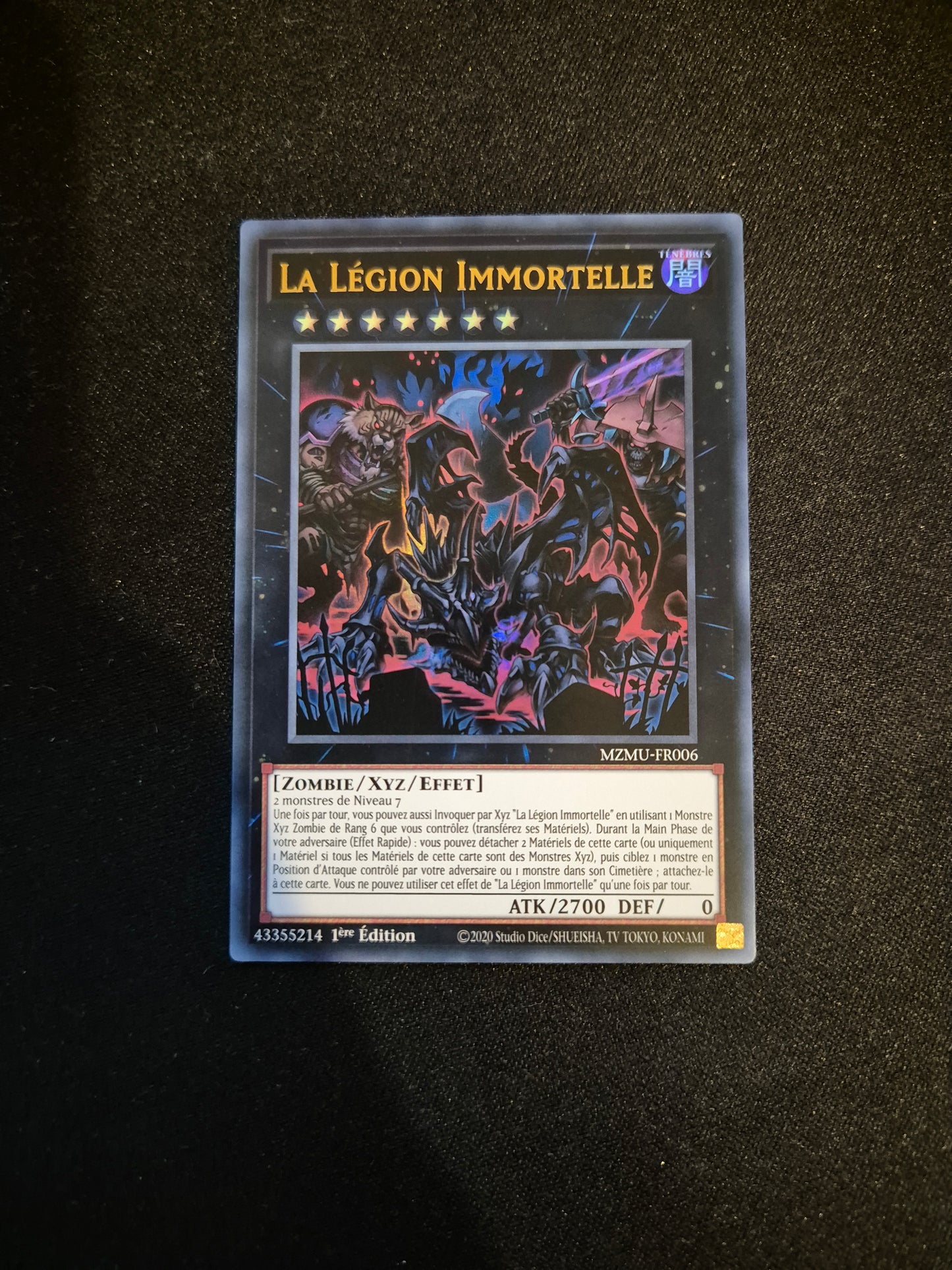 Carte Yu-Gi-Oh! La Légion Immortelle MZMU-FR006 Ultra Rare