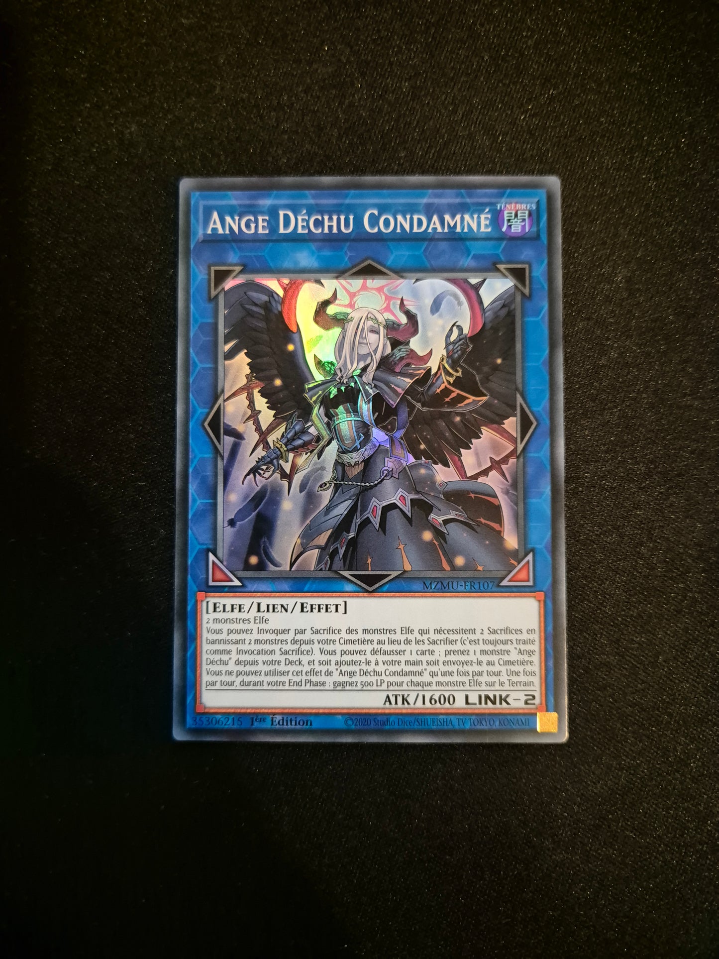 Carte Yu-Gi-Oh! Ange Déchu Condamné MZMU-FR107 Super Rare