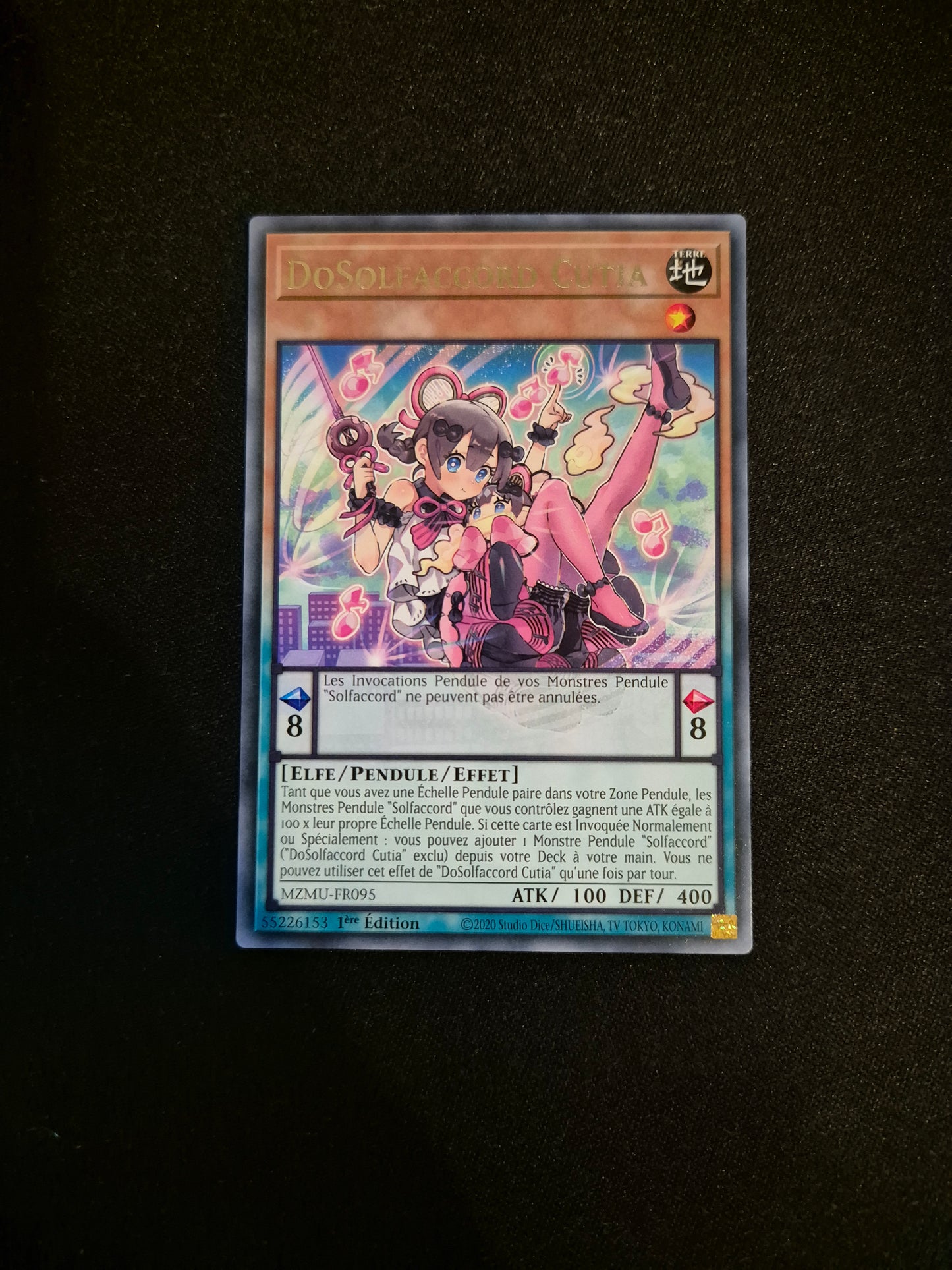 Carte Yu-Gi-Oh! DoSolfaccord Cutia MZMU-FR095 Rare