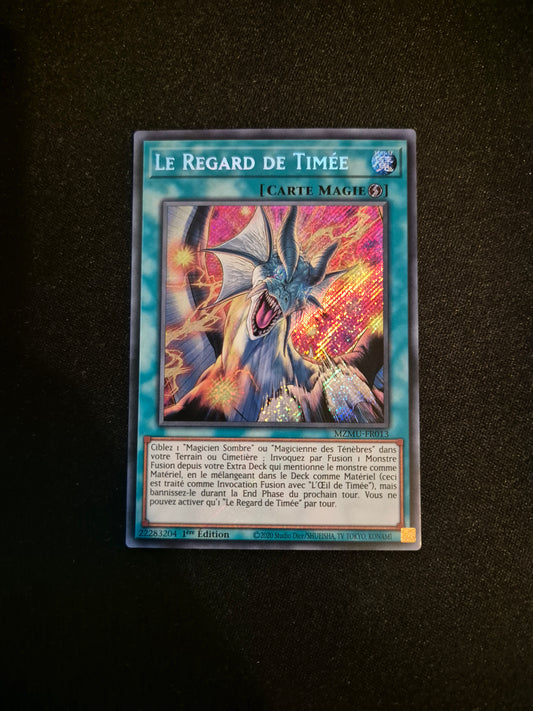 Carte Yu-Gi-Oh! Le Regard de Timée MZMU-FR013 Secret Rare