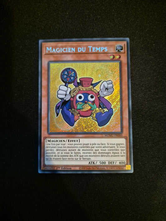 Carte Yu-Gi-Oh! Magicien du Temps MZMU-FR060 Secret Rare