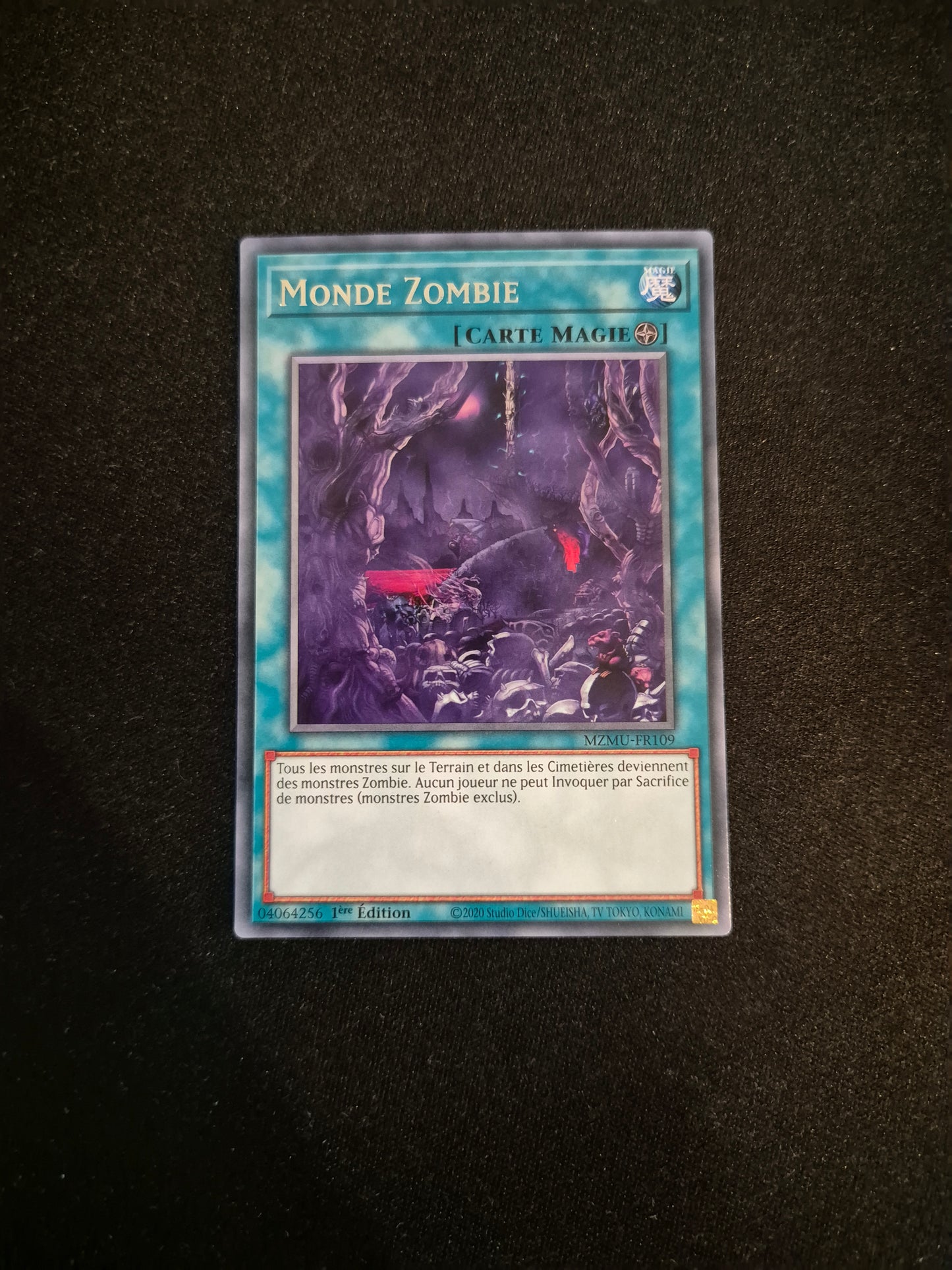 Carte Yu-Gi-Oh! Monde Zombie MZMU-FR109 Rare