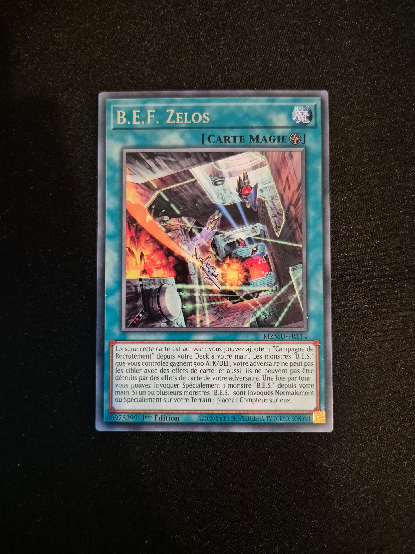 Carte Yu-Gi-Oh! B.E.F. Zelos MZMU-FR114 Rare