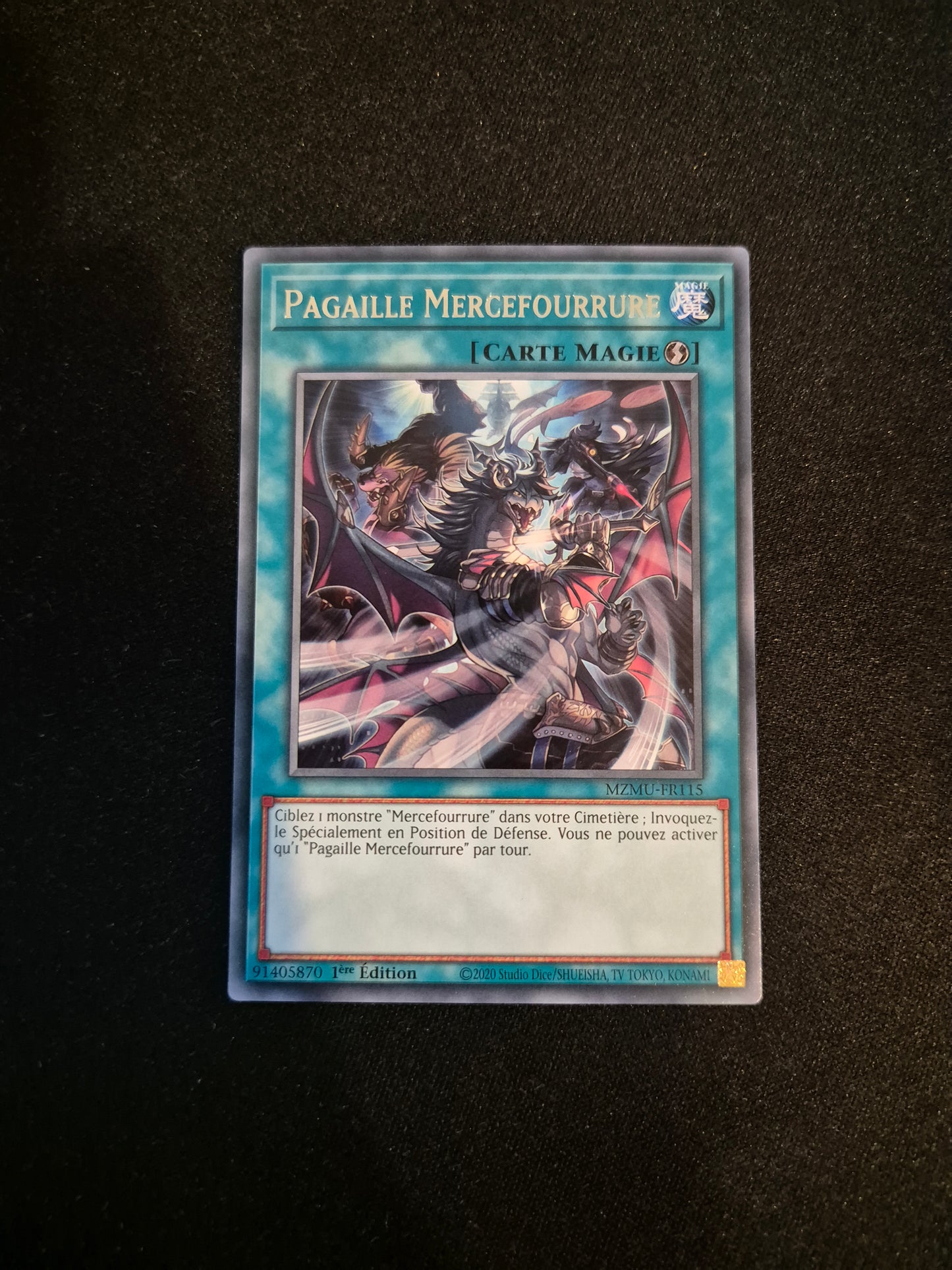 Carte Yu-Gi-Oh! Pagaille Mercefourrure MZMU-FR115 Rare