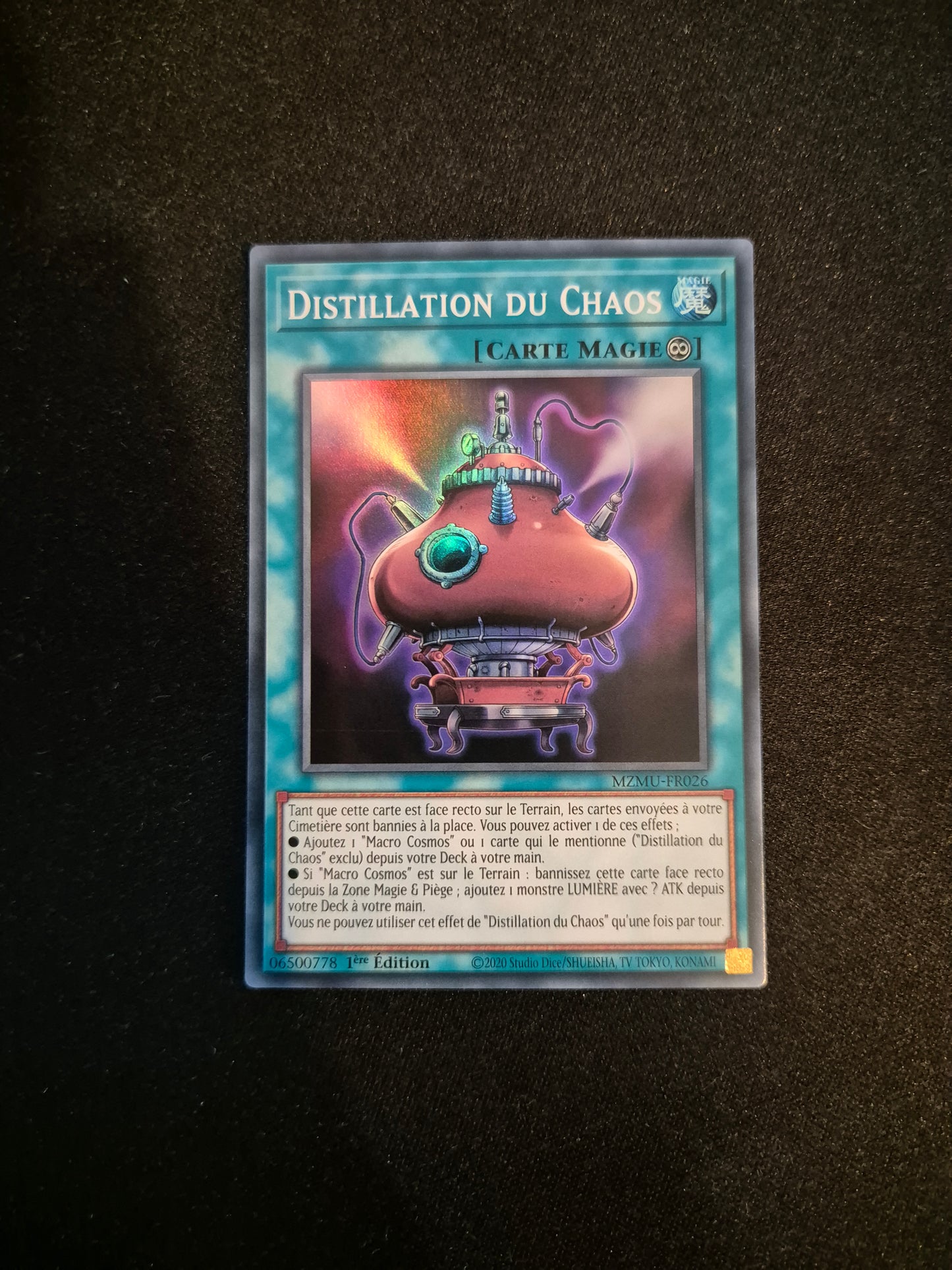 Carte Yu-Gi-Oh! Distillation du Chaos MZMU-FR026 Super Rare