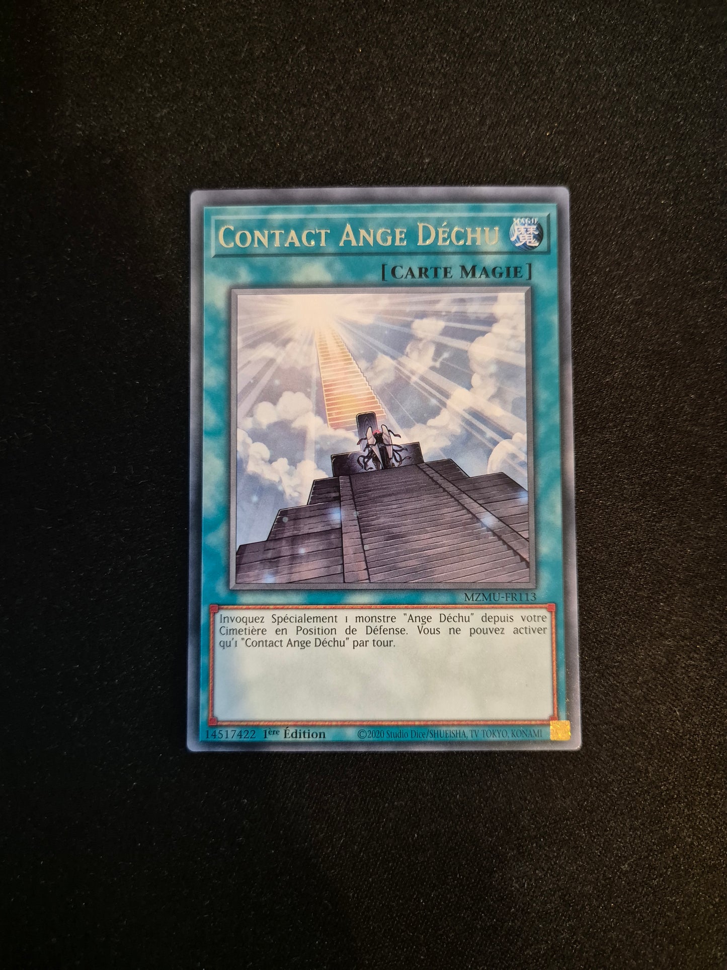 Carte Yu-Gi-Oh! Contact Ange Déchu MZMU-FR113 Rare