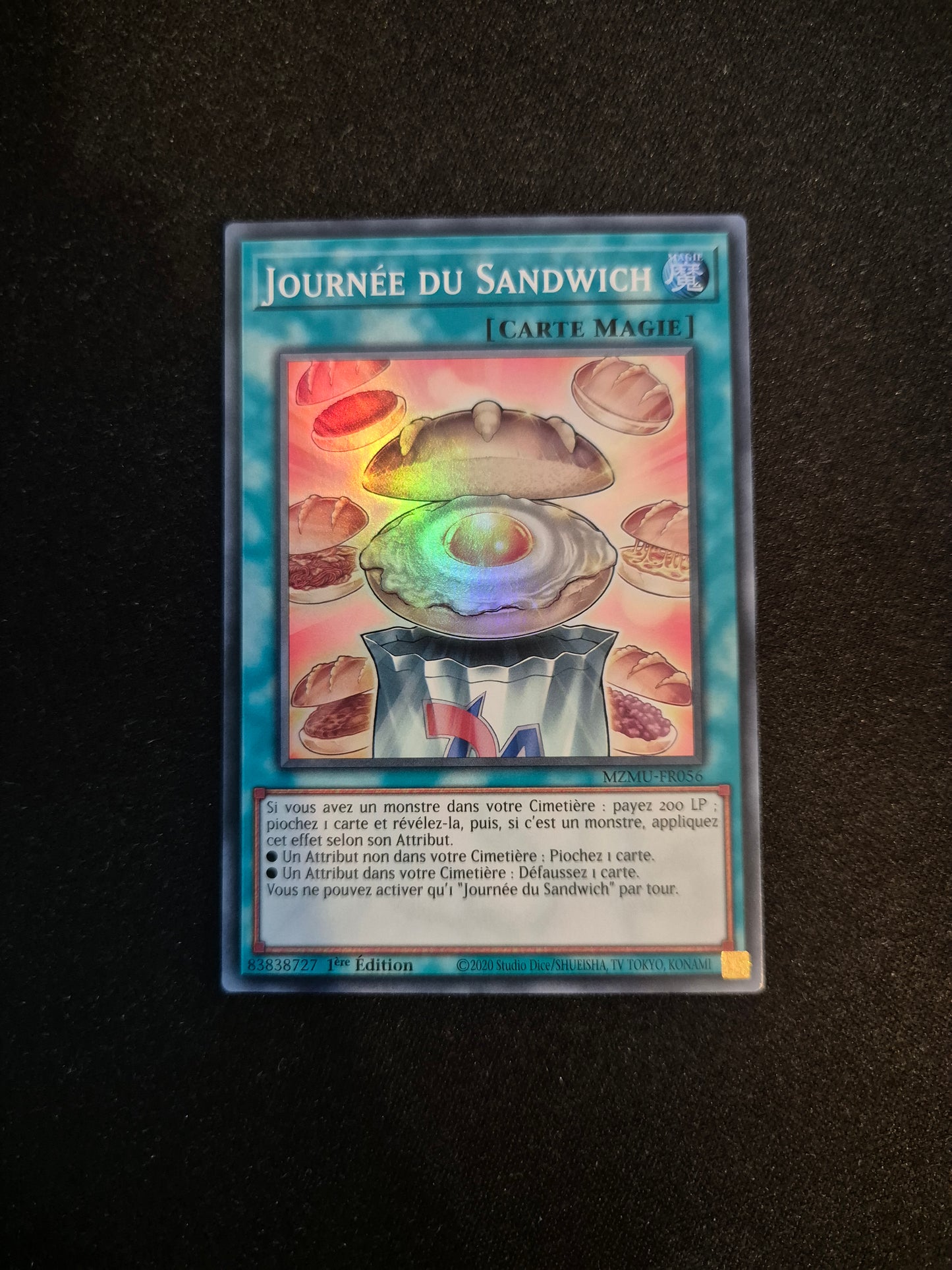 Carte Yu-Gi-Oh! Journée du Sandwich MZMU-FR056 Super Rare