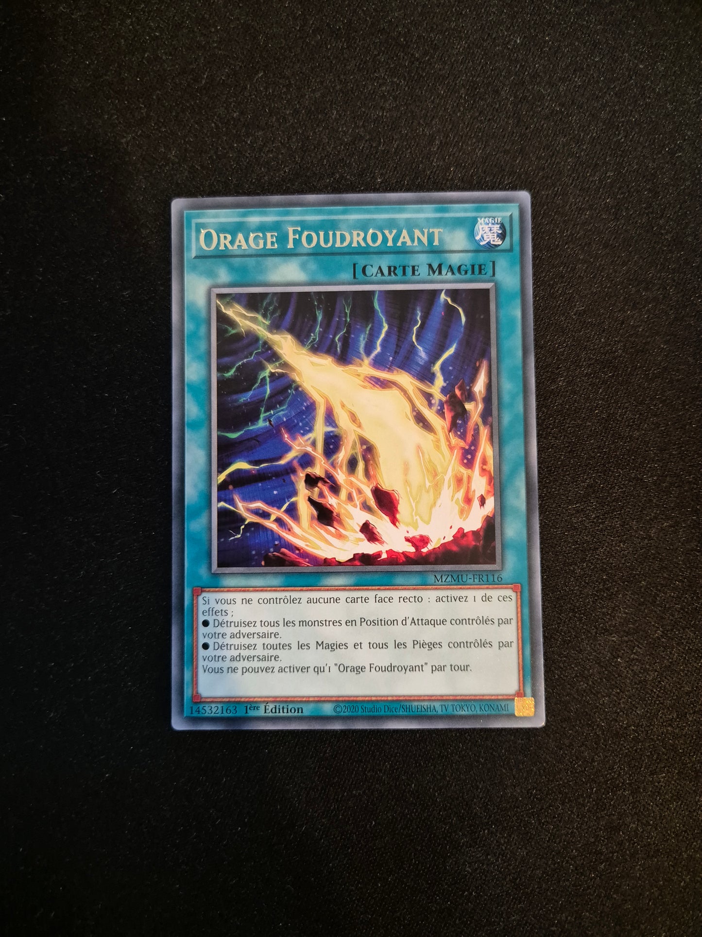 Carte Yu-Gi-Oh! Orage Foudroyant MZMU-FR116 Rare