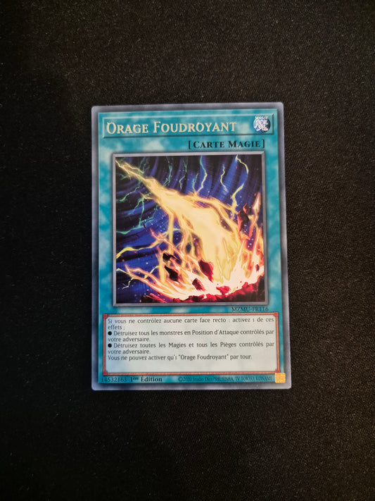 Carte Yu-Gi-Oh! Orage Foudroyant MZMU-FR116 Rare