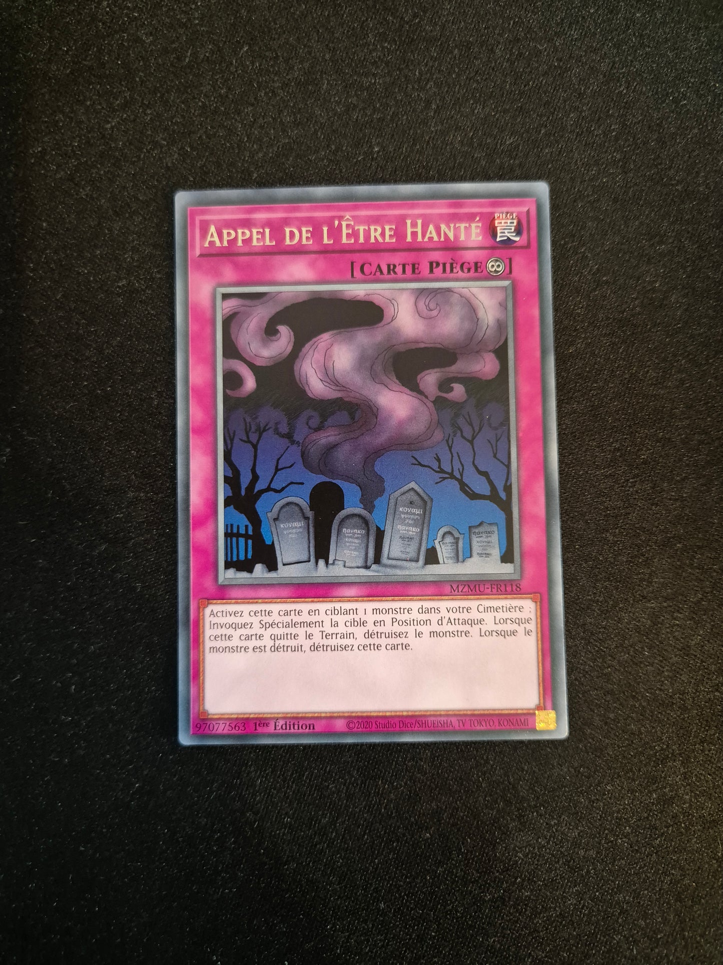 Carte Yu-Gi-Oh! Appel de l'être hanté MZMU-FR118 Rare